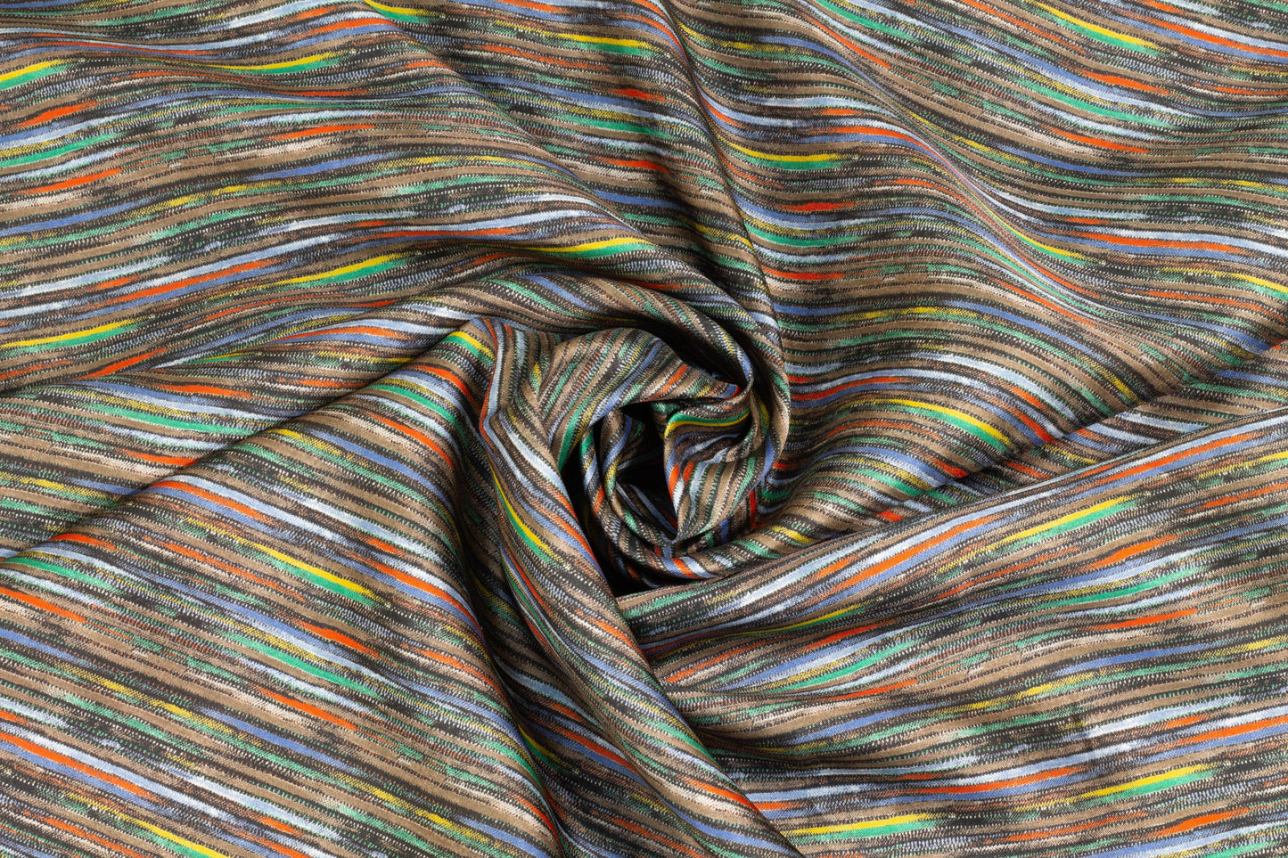 Multicolor Striped Mikado - Prime Fabrics