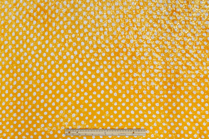 Polka Dot Sequins - Yellow and White - Prime Fabrics