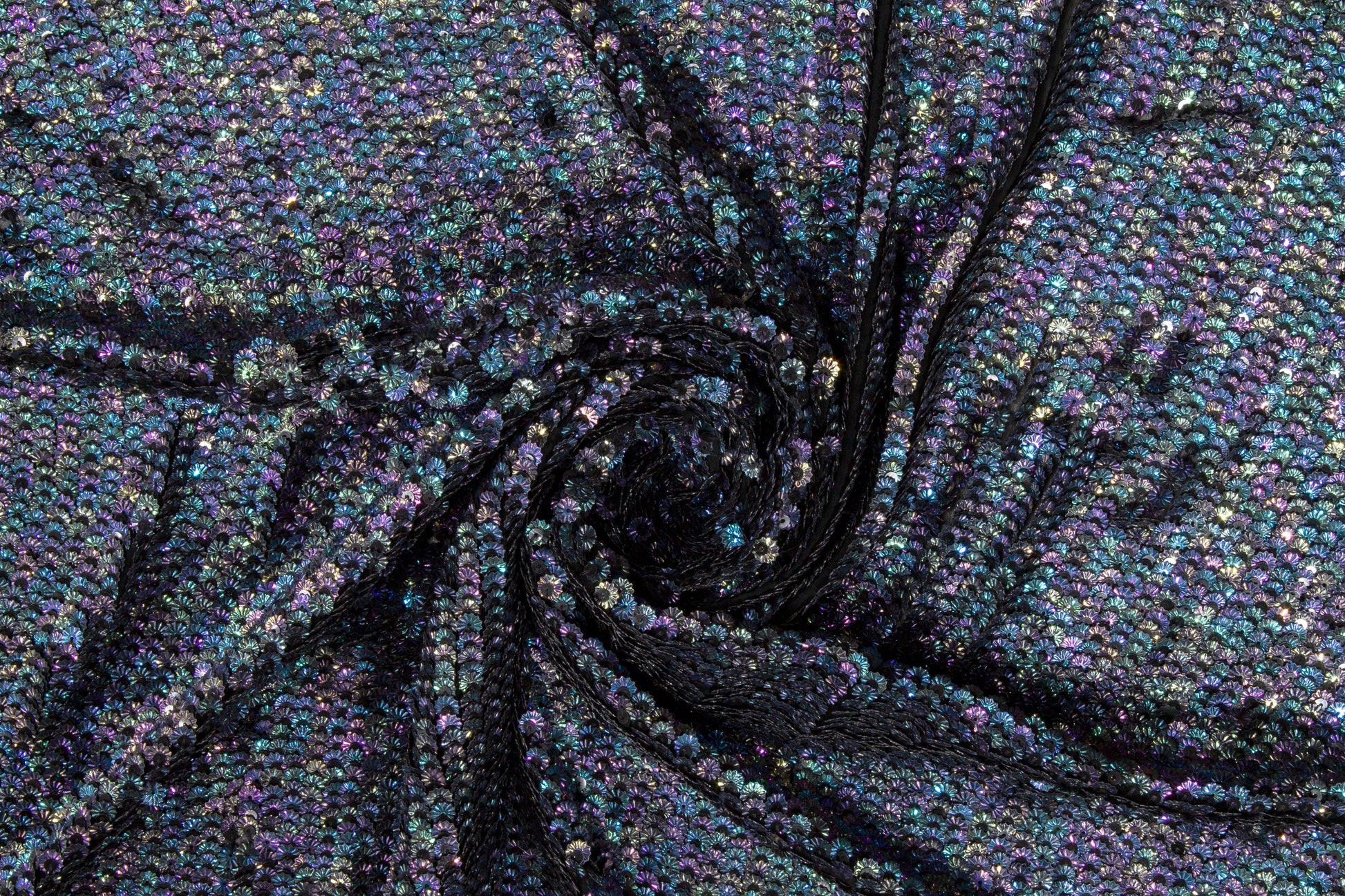 Handmade Iridescent Star Sequins - Blue - Prime Fabrics