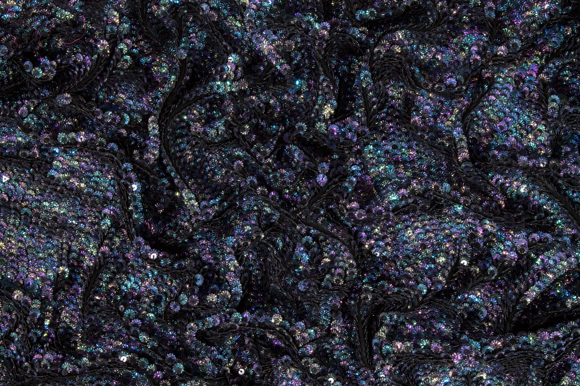 Handmade Iridescent Star Sequins - Blue - Prime Fabrics