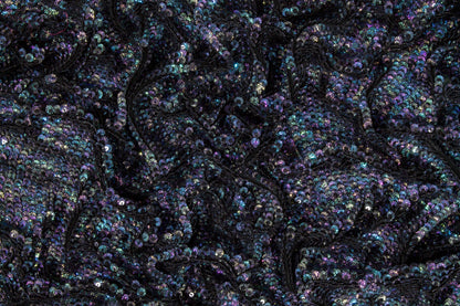 Handmade Iridescent Star Sequins - Blue - Prime Fabrics