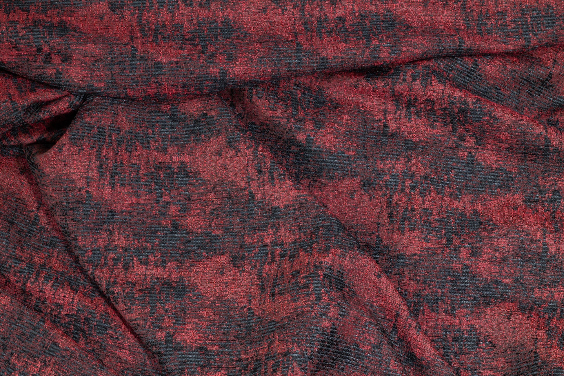 Burgundy and Black Brocade - Prime Fabrics