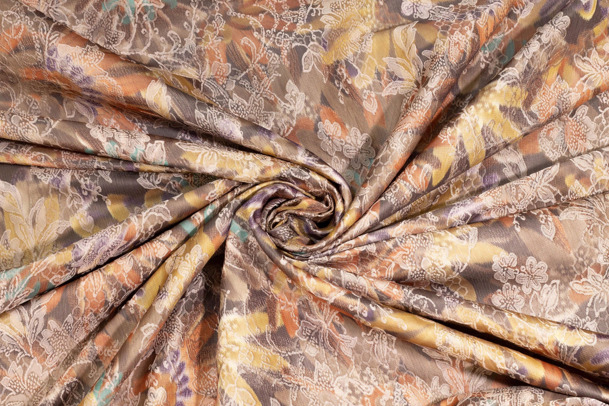 Multicolor Floral Italian Jacquard - Prime Fabrics