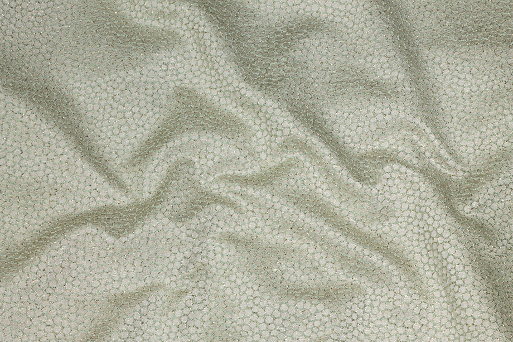 Off-White, Sage and Metallic Gold Brocade - Prime Fabrics