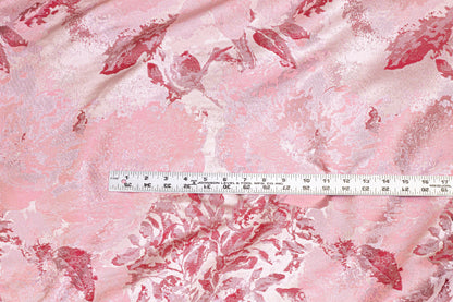 Amaranth Pink Metallic Jacquard - Prime Fabrics