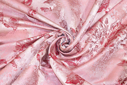 Amaranth Pink Metallic Jacquard - Prime Fabrics