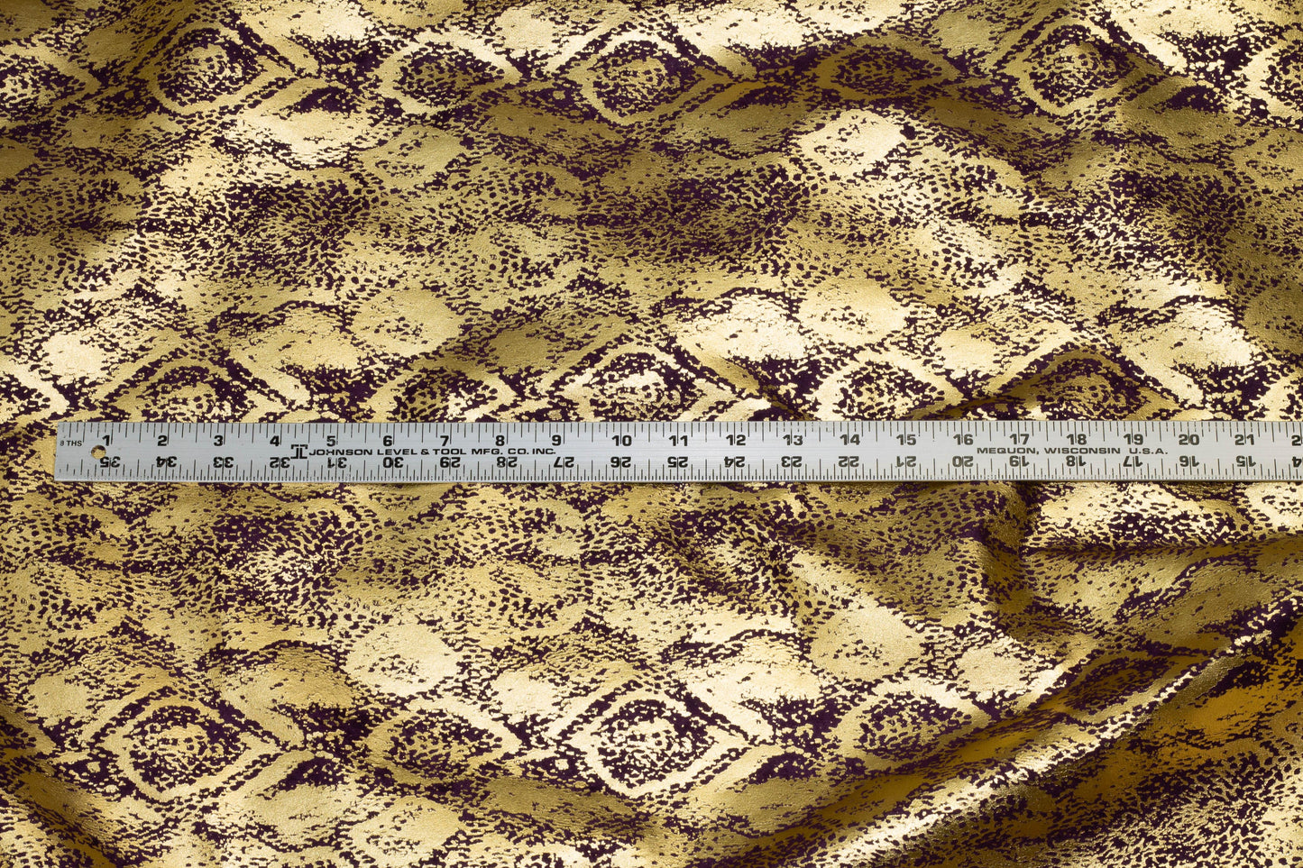 Purple and Metallic Gold Jacquard - Prime Fabrics