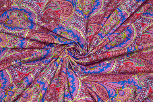 Multicolor Paisley Italian Cotton - Prime Fabrics