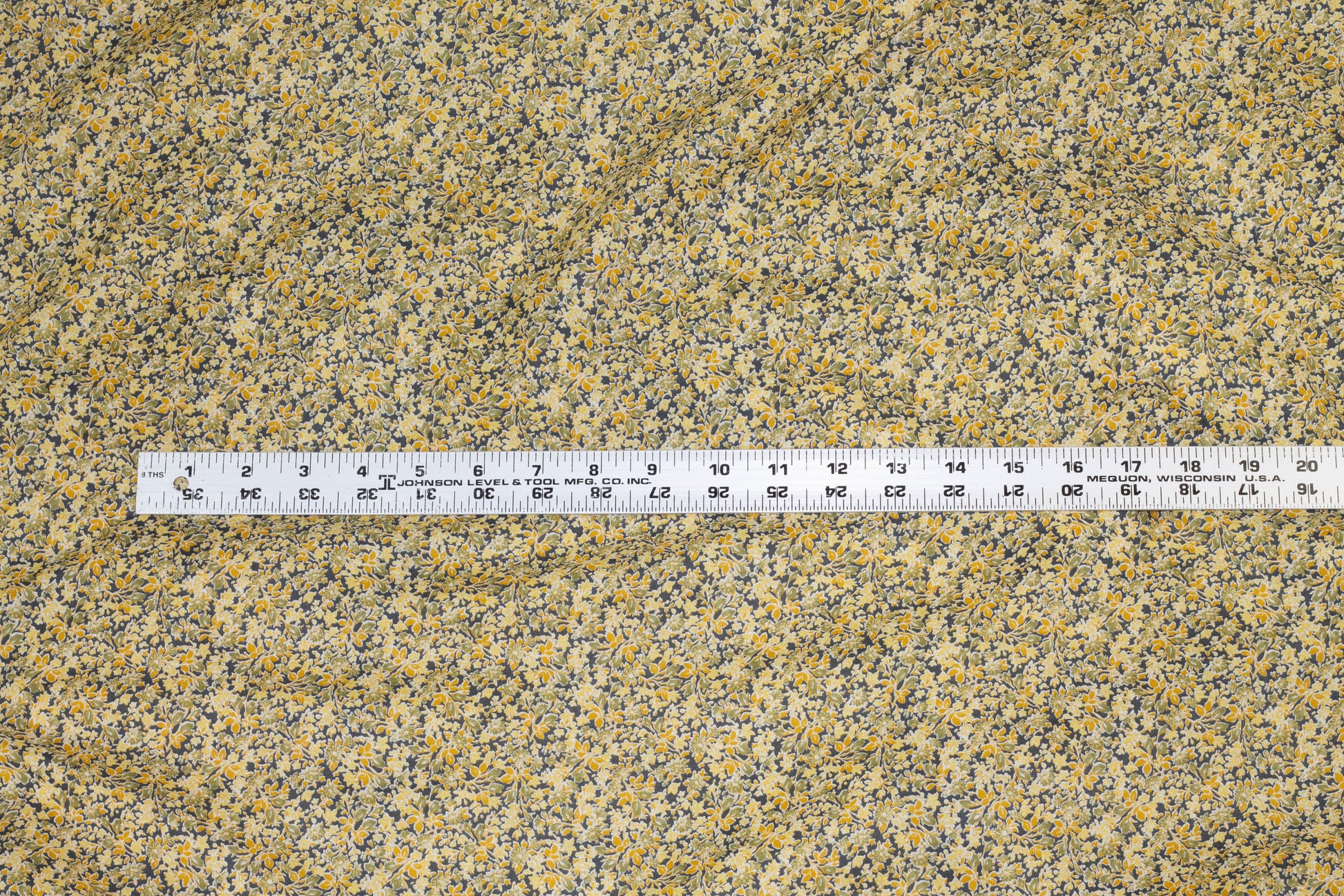 Yellow Ditsy Floral Italian Cotton Voile - Prime Fabrics