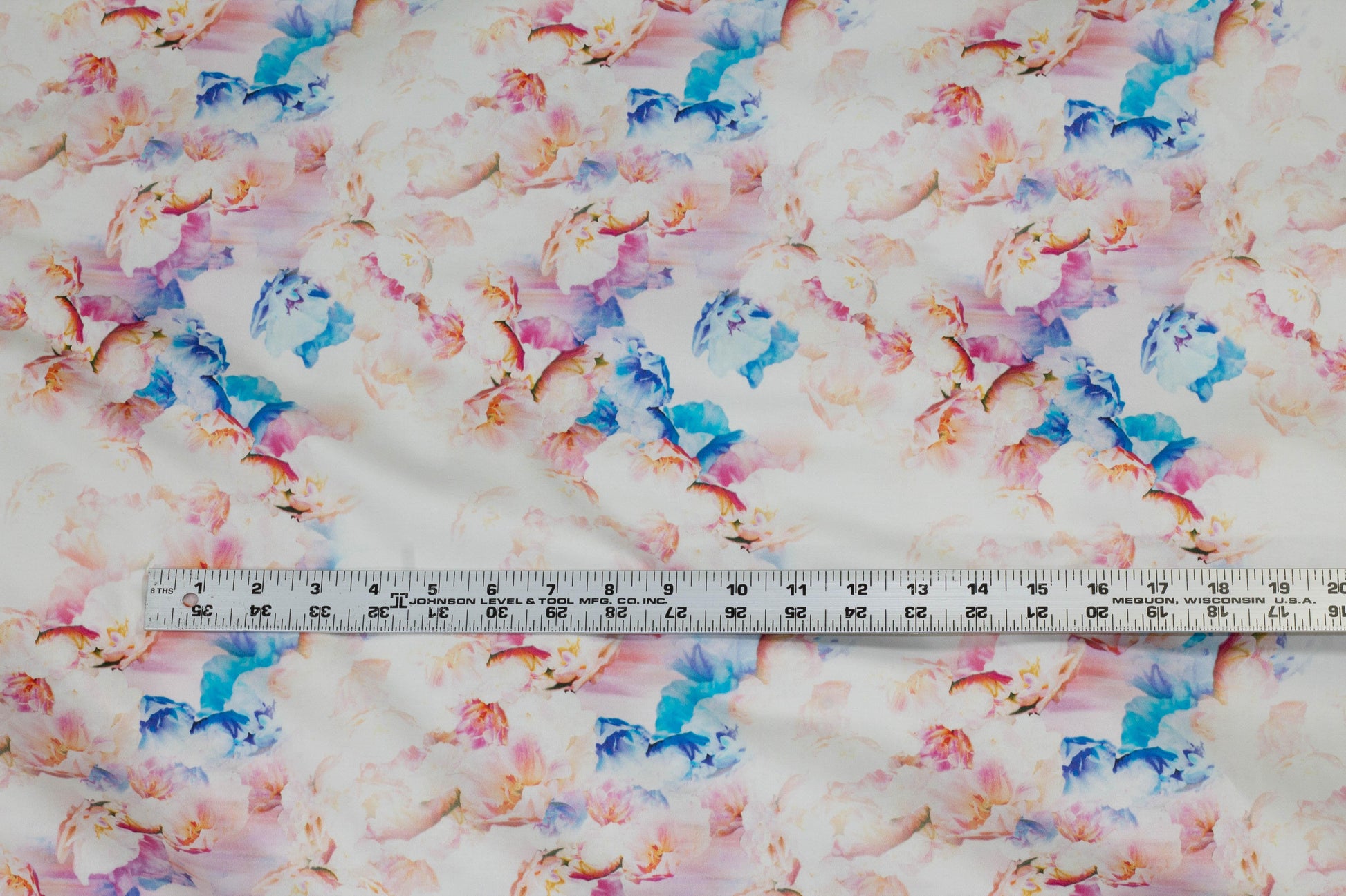 Multicolor Floral Italian Stretch Cotton Sateen - Prime Fabrics