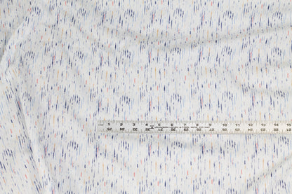 Multicolor Italian Cotton - White, Blue, Red, Orange - Prime Fabrics