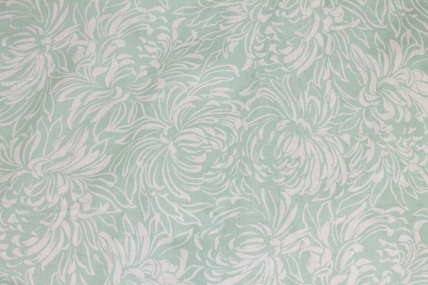 Tiffany Blue Floral Cotton - Prime Fabrics
