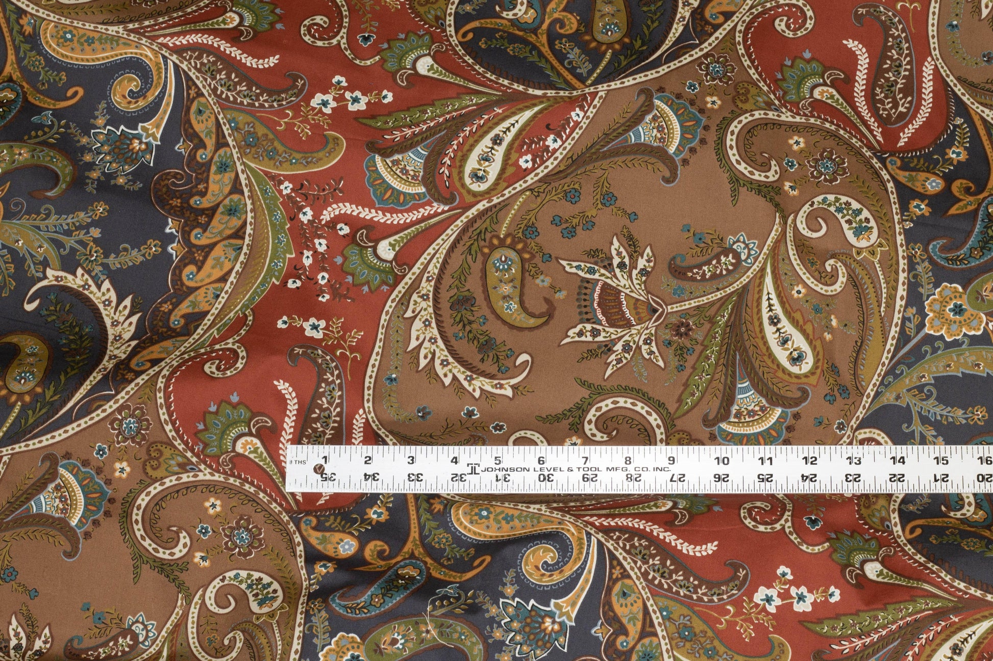 Floral Scroll Stretch Cotton - Prime Fabrics