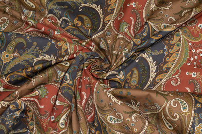 Floral Scroll Stretch Cotton - Prime Fabrics