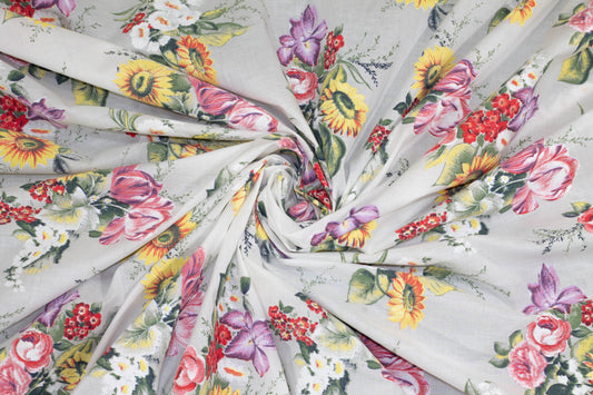 Multicolor Floral Lightweight Cotton - Prime Fabrics