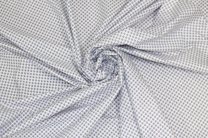 White Ditsy Floral Cotton - Prime Fabrics