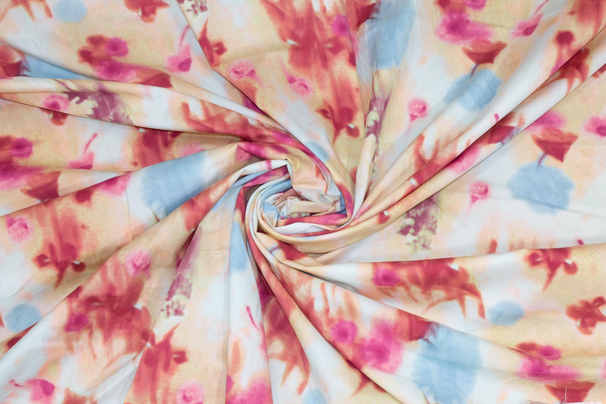 Multicolor Tie-Dye Stretch Cotton - Prime Fabrics