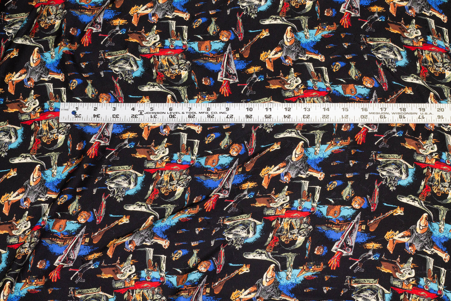 Nicole Miller - Abstract Silk Charmeuse - Prime Fabrics