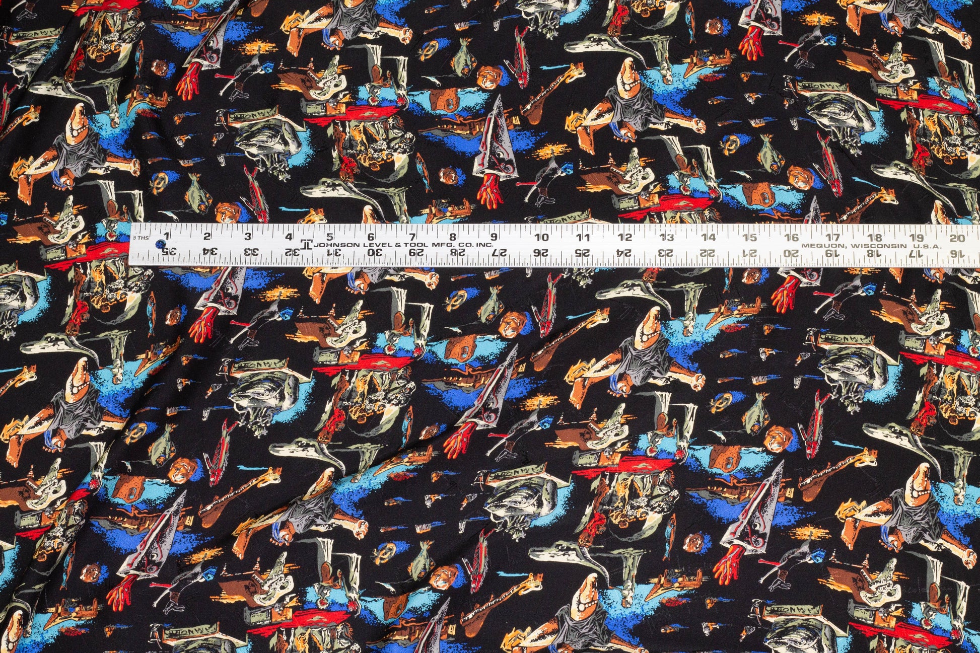 Nicole Miller - Abstract Silk Charmeuse - Prime Fabrics
