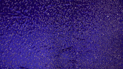 Hand Beaded and Sequined Mesh - Royal Blue - Prime Fabrics