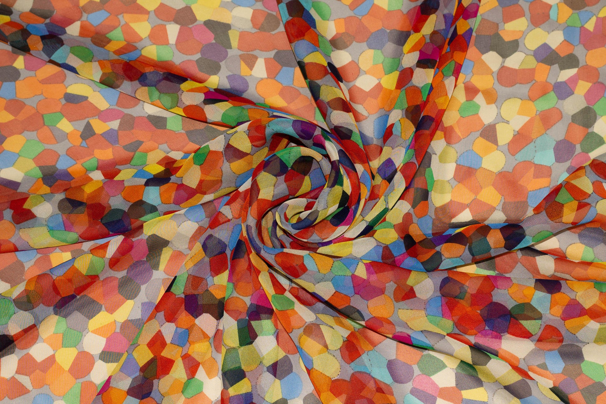 Multicolor Silk Chiffon - Prime Fabrics