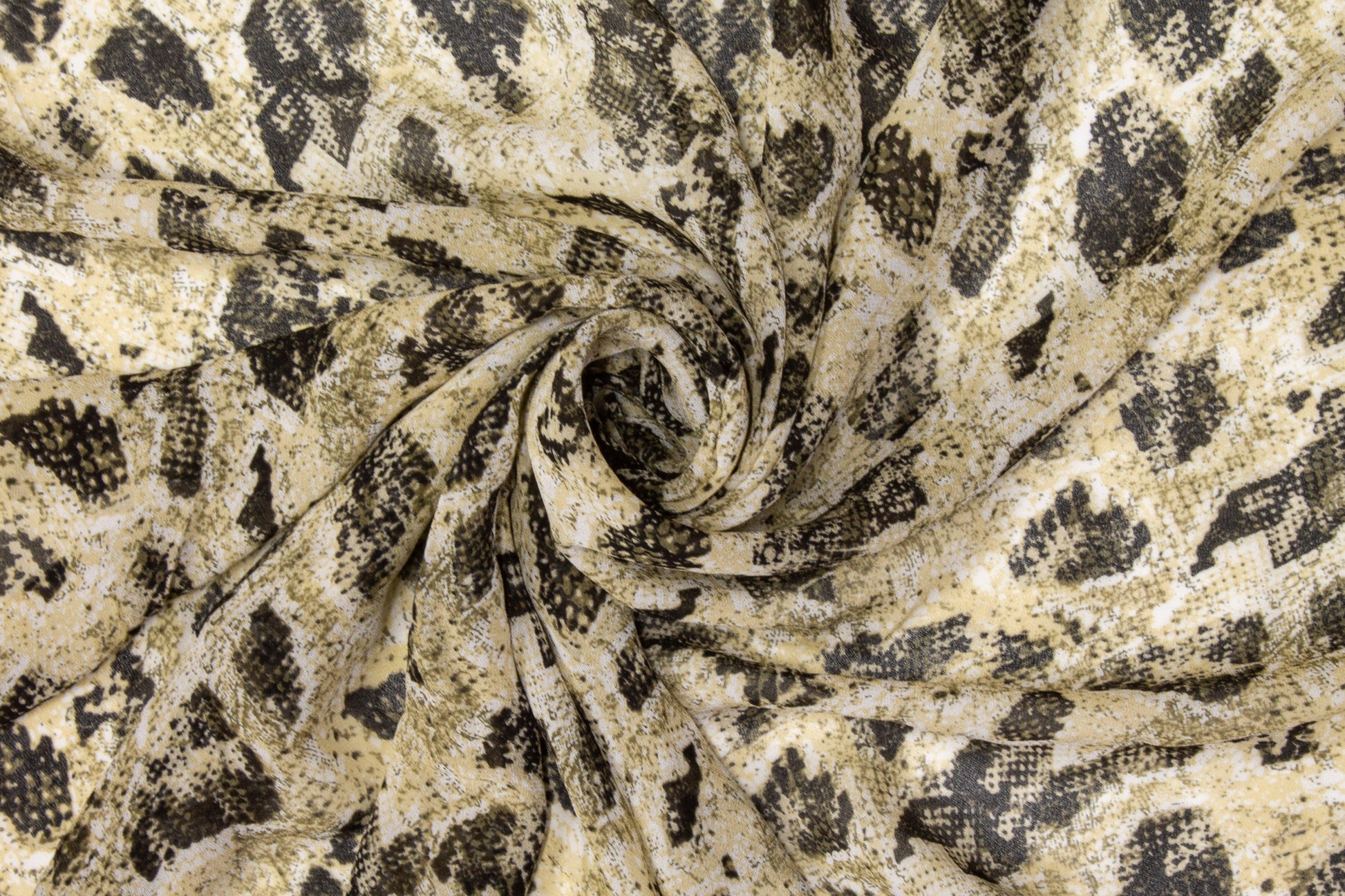Snake Skin Printed Viscose Georgette - Prime Fabrics