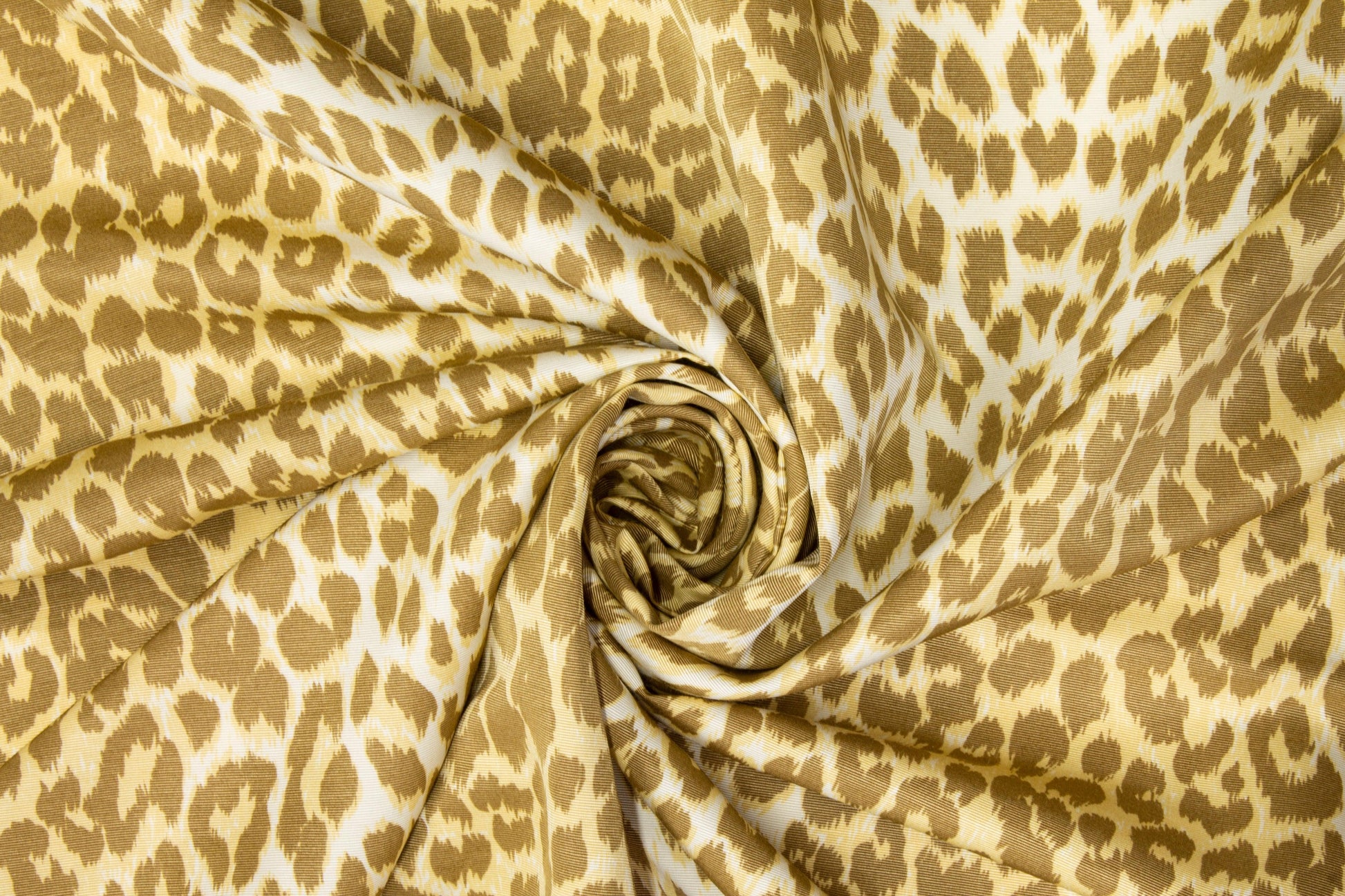 Leopard Print Viscose Faille - Prime Fabrics