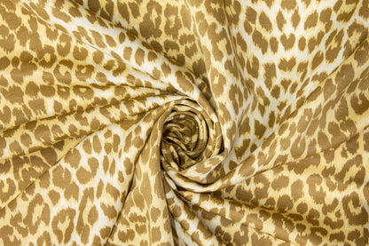 Leopard Print Viscose Faille - Prime Fabrics