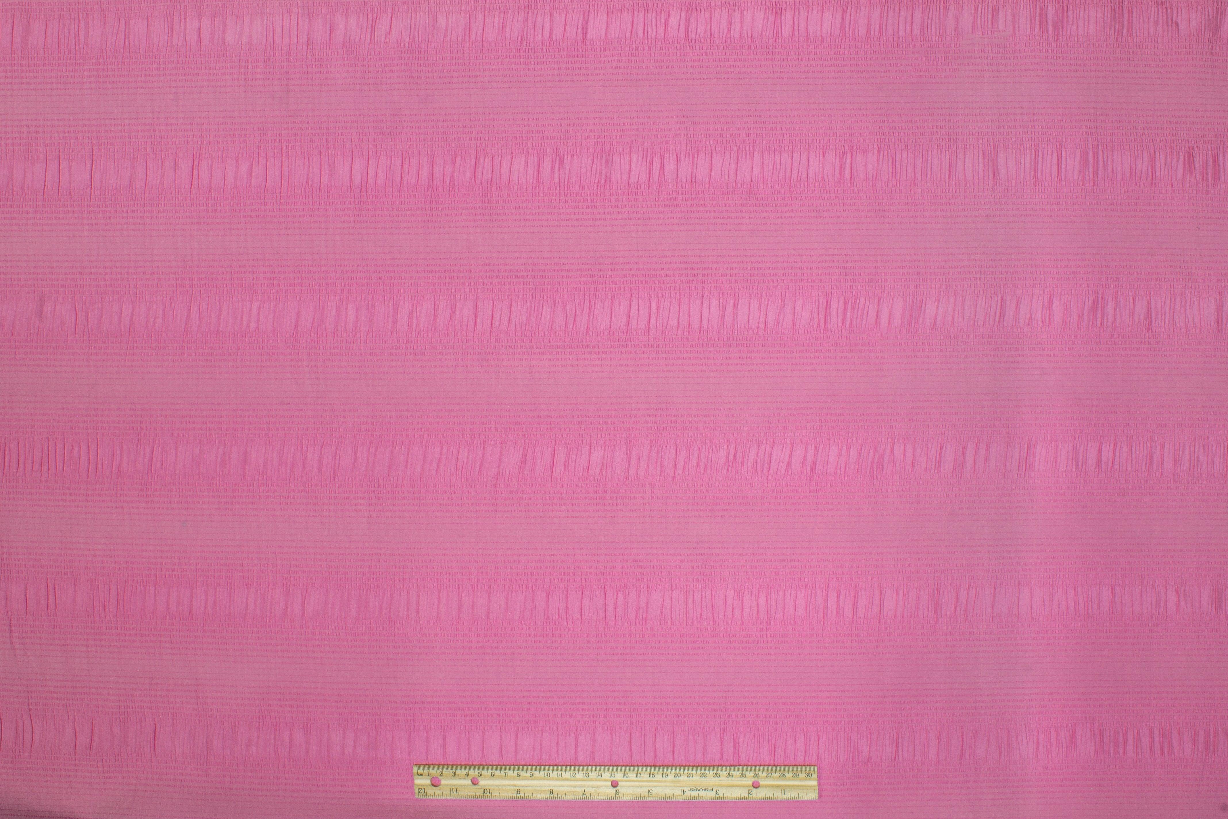 Crushed Silk and Viscose - Pink - Prime Fabrics
