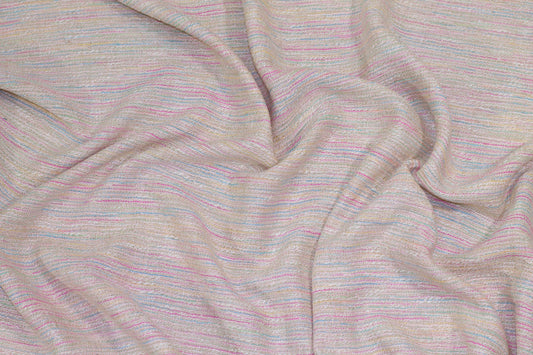 Multicolor Blush Tone Italian Cotton and Linen Blend - Prime Fabrics