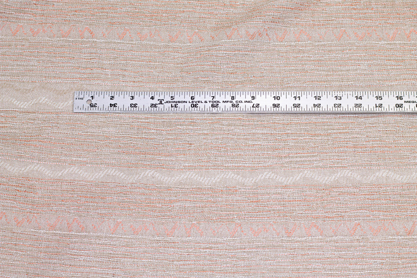 Pink and Off White Italian Cotton and Linen Blend - Prime Fabrics