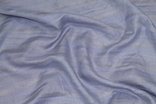 Periwinkle Striped Italian Linen - Prime Fabrics