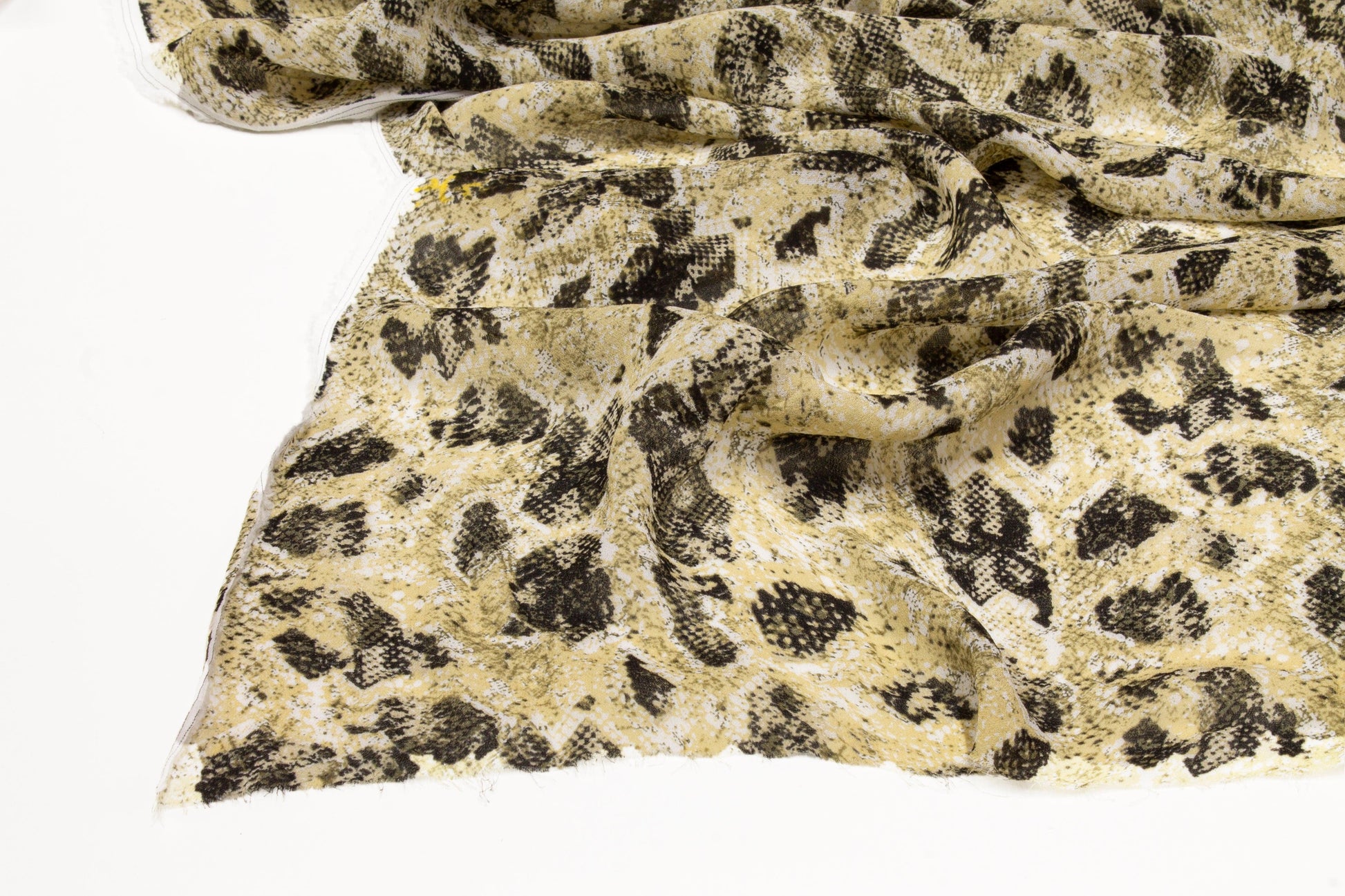 Snake Skin Printed Viscose Georgette - Prime Fabrics