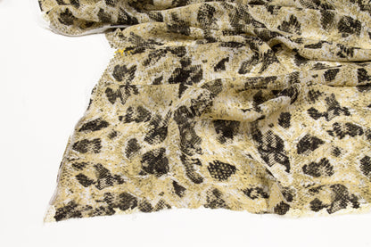 Snake Skin Printed Viscose Georgette - Prime Fabrics