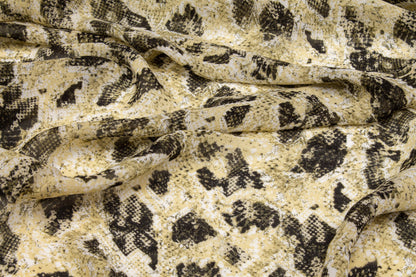 Snake Skin Printed Viscose Georgette - Prime Fabrics