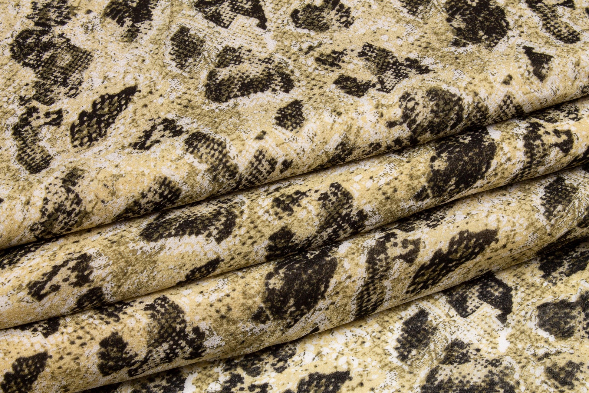 Snake Skin Printed Viscose Georgette - Prime Fabrics