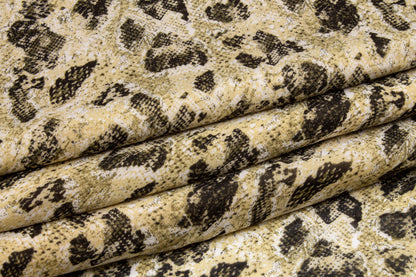 Snake Skin Printed Viscose Georgette - Prime Fabrics
