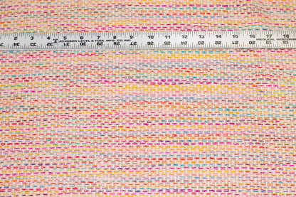 Multicolor Textured Silk and Linen Blend - Prime Fabrics