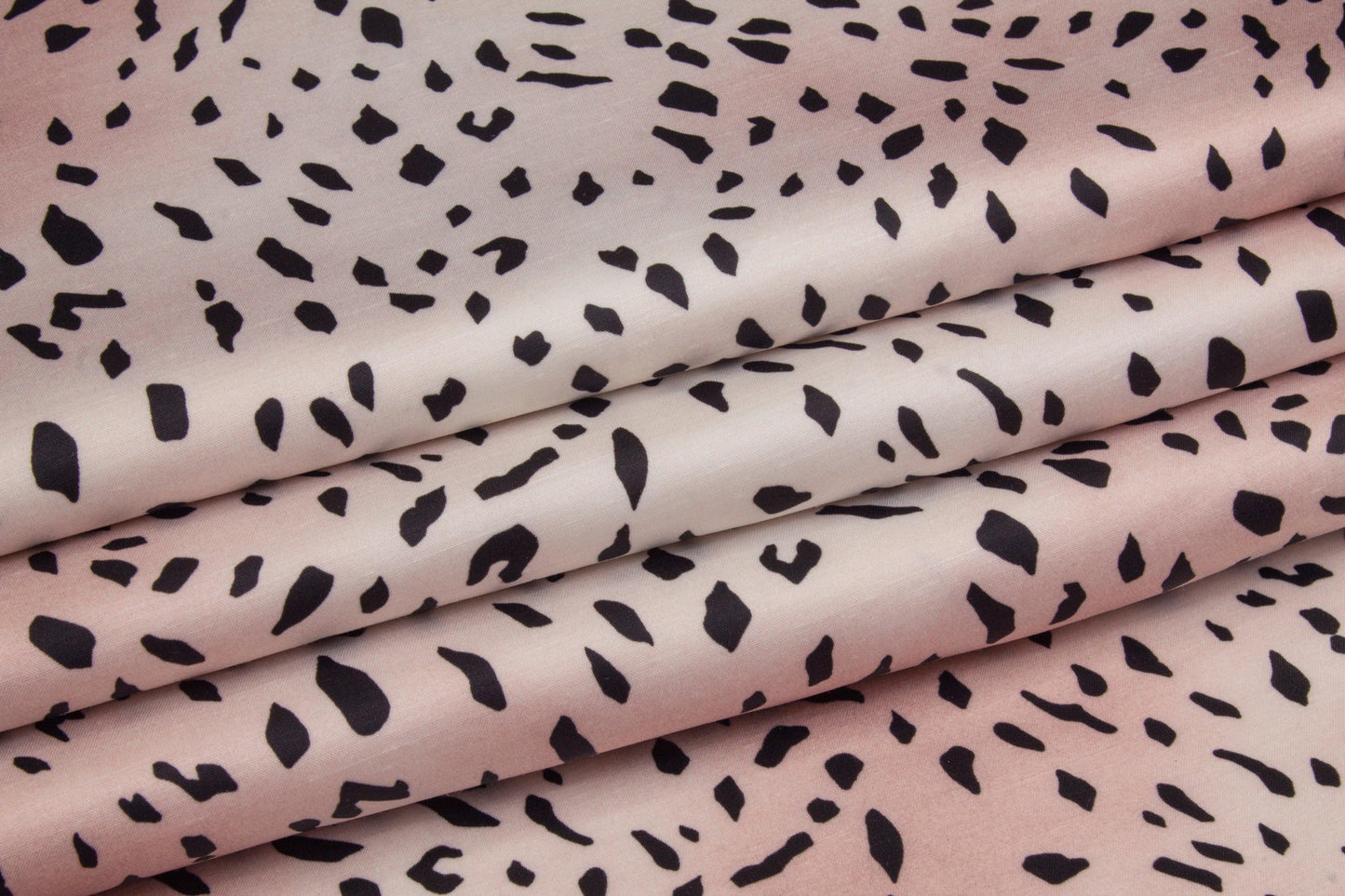 Tie-Dye Animal Print Viscose Satin- Pink - Prime Fabrics
