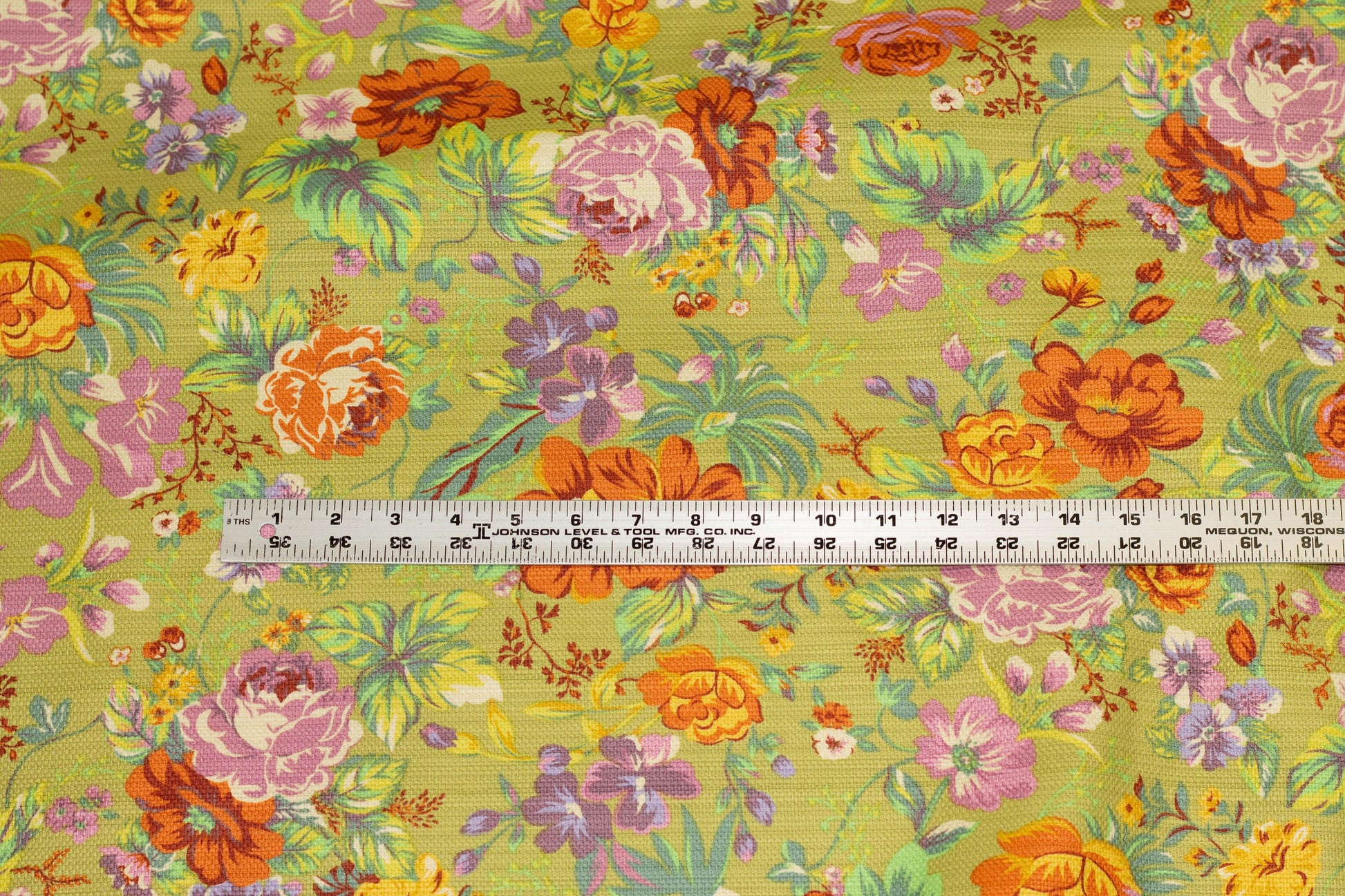 Multicolor Floral Cotton and Linen Blend Pique - Prime Fabrics
