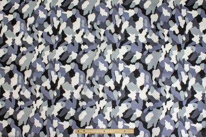 Camouflage Cotton Voile - Cool Gray - Prime Fabrics