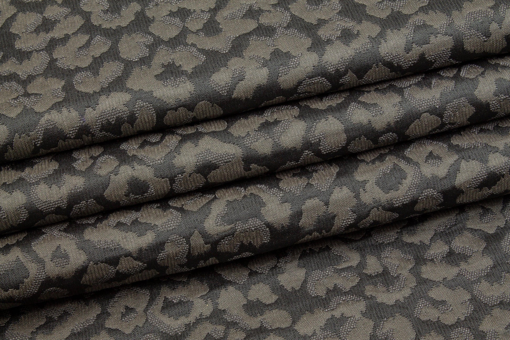 Cheetah Design Jacquard - Gunmetal Gray - Prime Fabrics