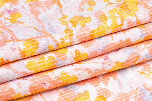 Printed Crushed Viscose Sheer - Multicolor - Prime Fabrics