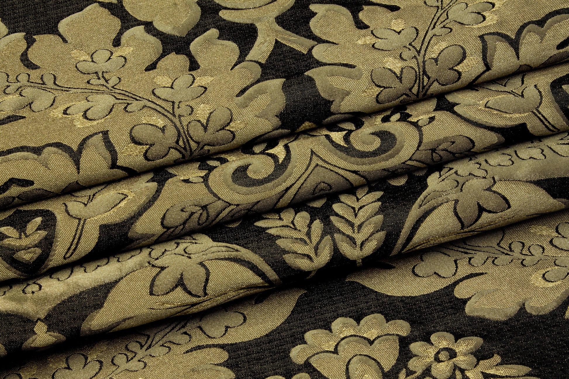 Damask Brocade - Antique Gold - Prime Fabrics