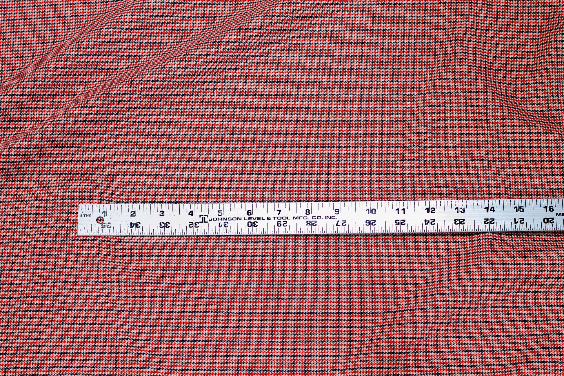 Mini Check Italian Stretch Wool Suiting - Prime Fabrics