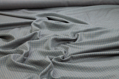 Double Faced Pin Checked Italian Wool - Prime Fabrics