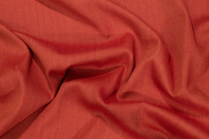 Orange Herringbone Italian Wool - Prime Fabrics