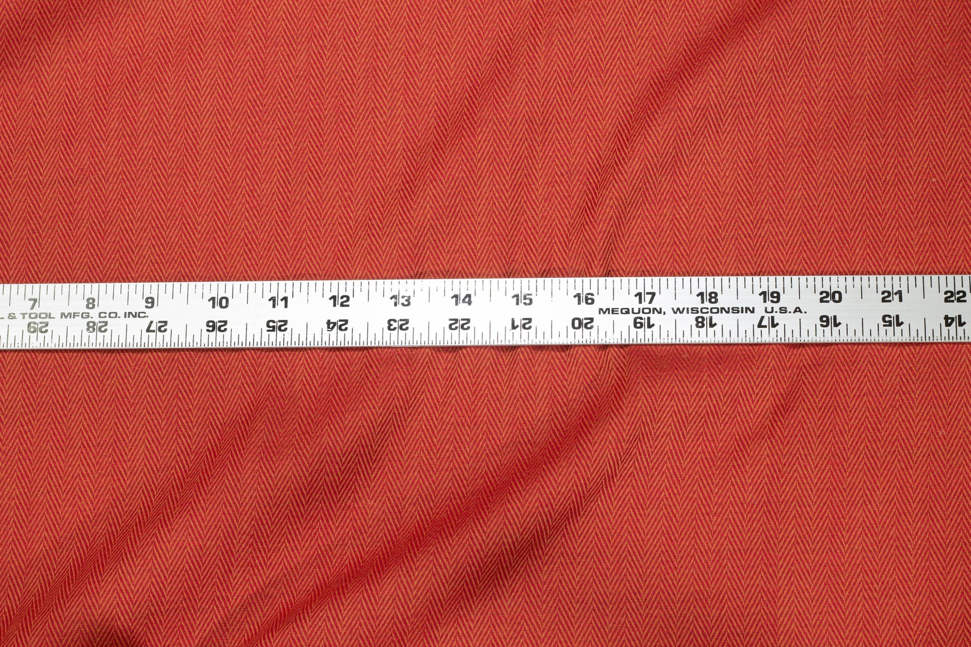 Orange Herringbone Italian Wool - Prime Fabrics