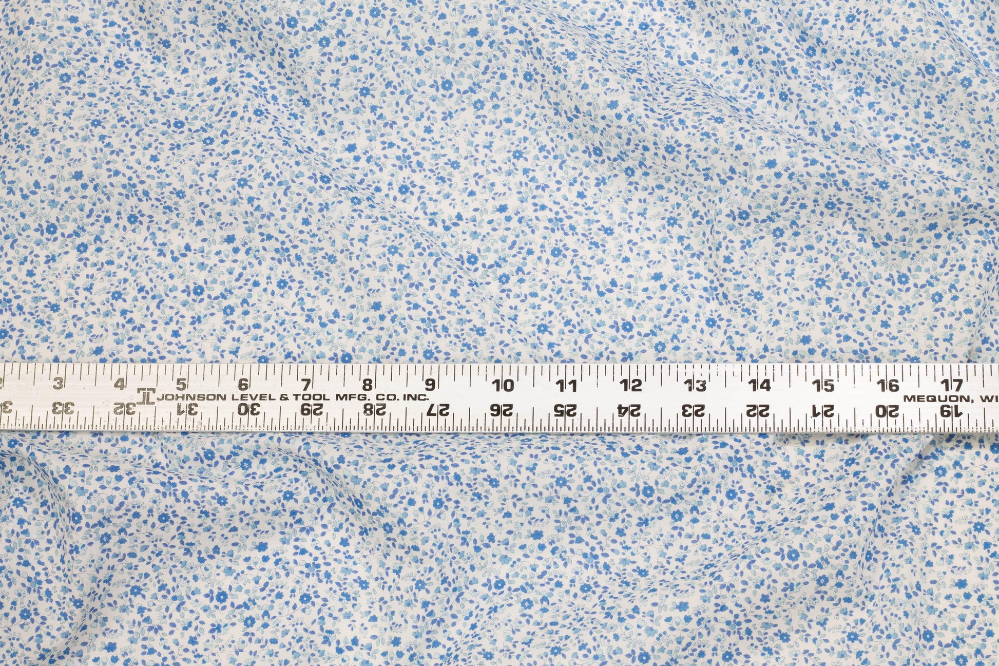 Blue and White Ditsy Floral Cotton - Prime Fabrics