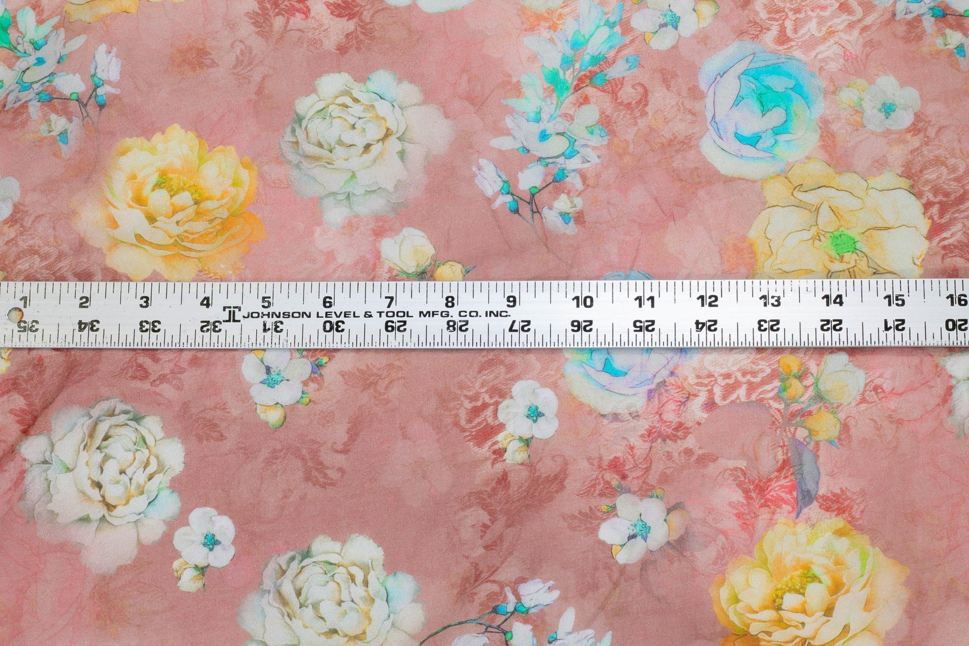 Mauve Floral Italian Cotton Voile - Prime Fabrics